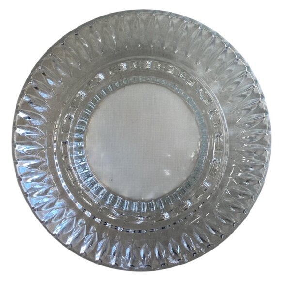 Clear Glass Ribbed Ashtray 20 Slot Textured - Picture 3 of 6
